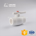 The high quality butterfly handle brass core PPR ball valve